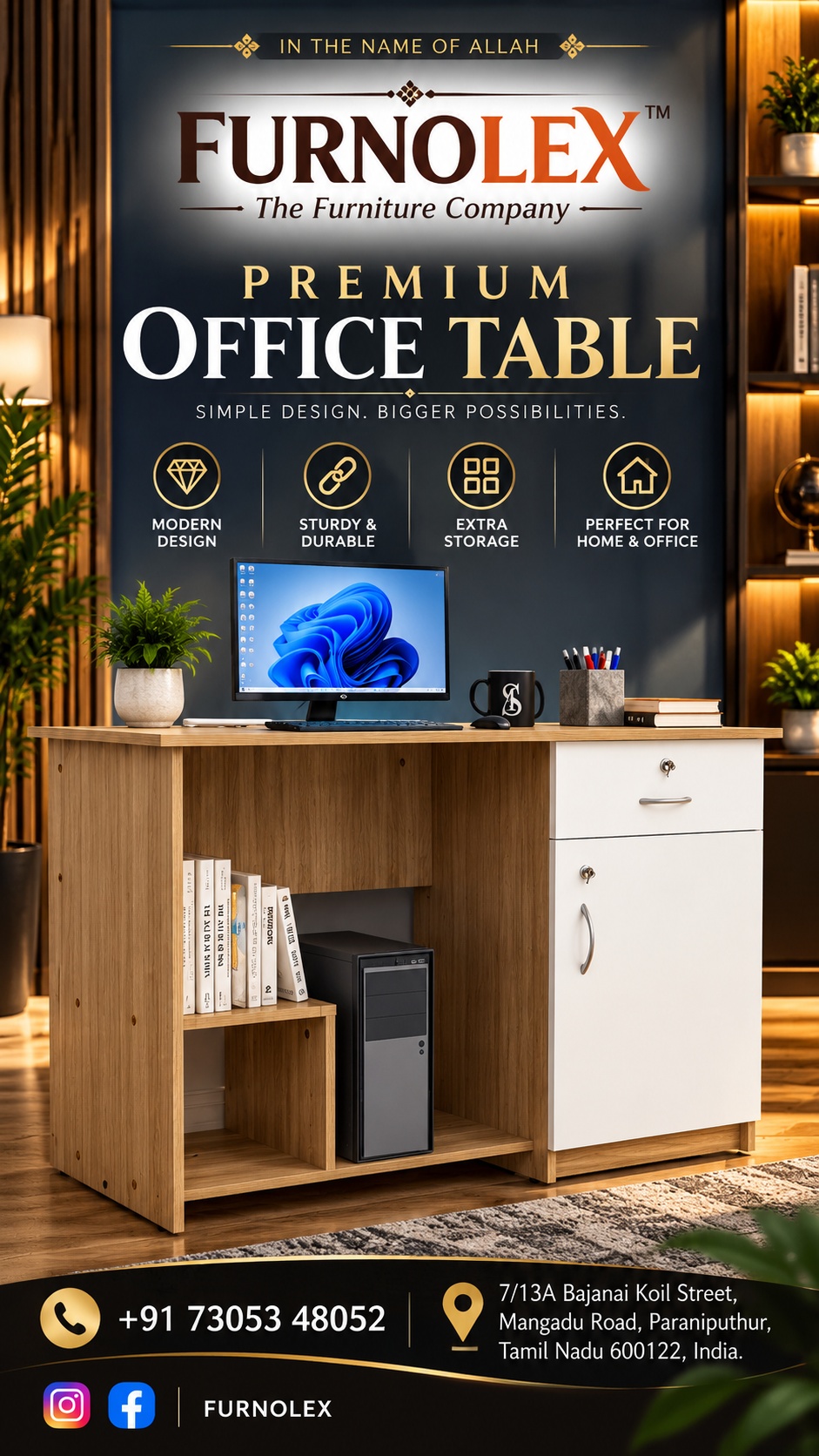 FURNOLEX Premium Office Table
